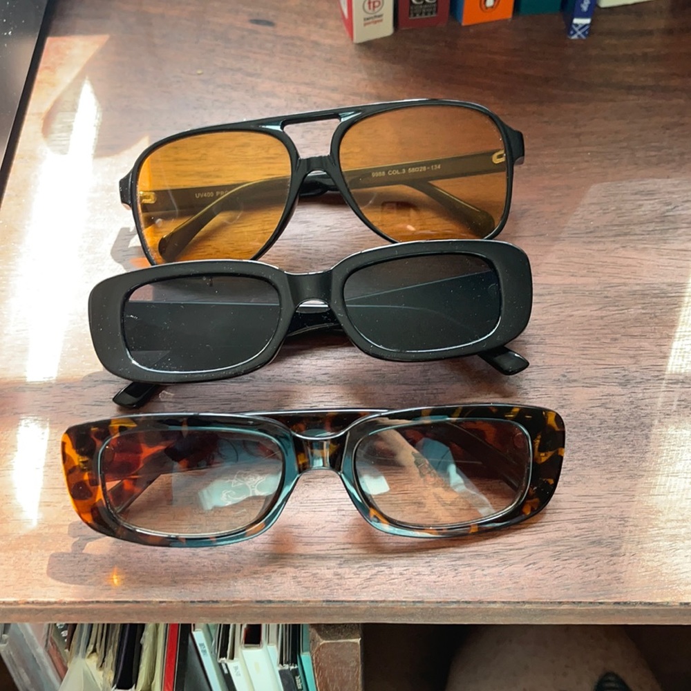 Y2k aviator sunglasses